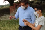 Geyik böceklerini doğaya belediye başkanı uğurladı