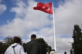 Türkiye’nin en uzun bayrak direklerine Türk bayrağı çekildi